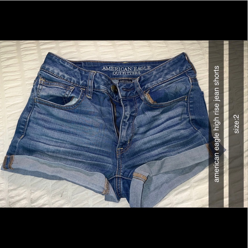 American Eagle super stretch high-rise shorties